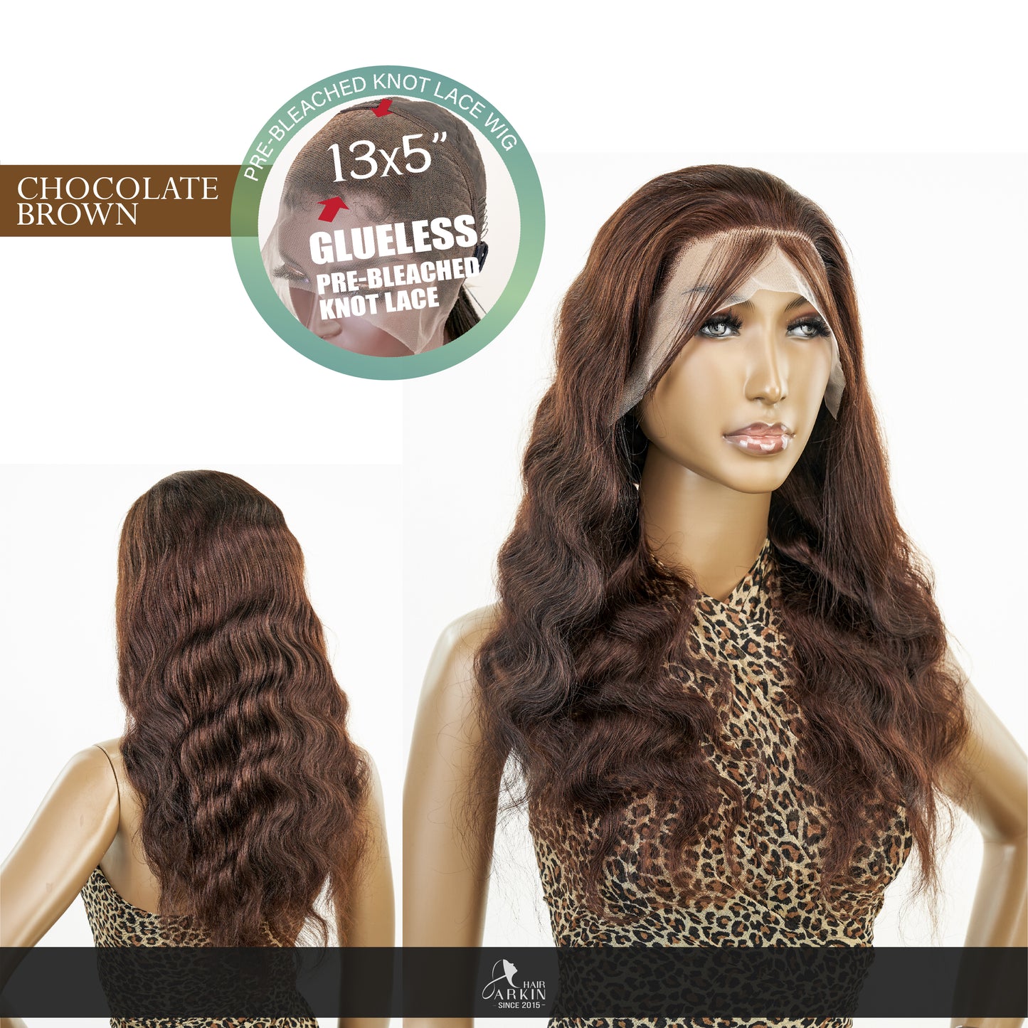 13x5 Body Wave Lace Front Wigs Pre Bleached Knot HD Lace Front