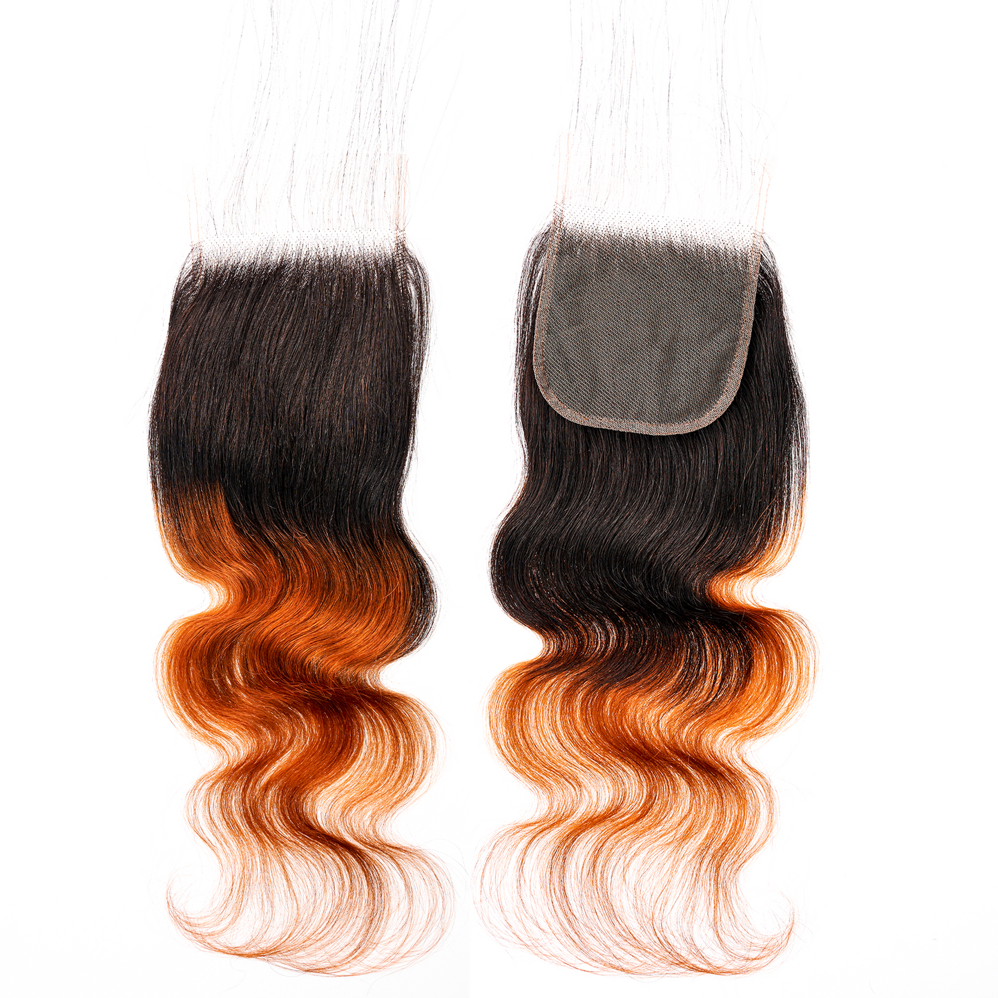 15A Body Wave 4x4 Lace Closure Free Part, Ombre Brazilian Virgin 100% human hair Closure Free Part Remy Body Wave