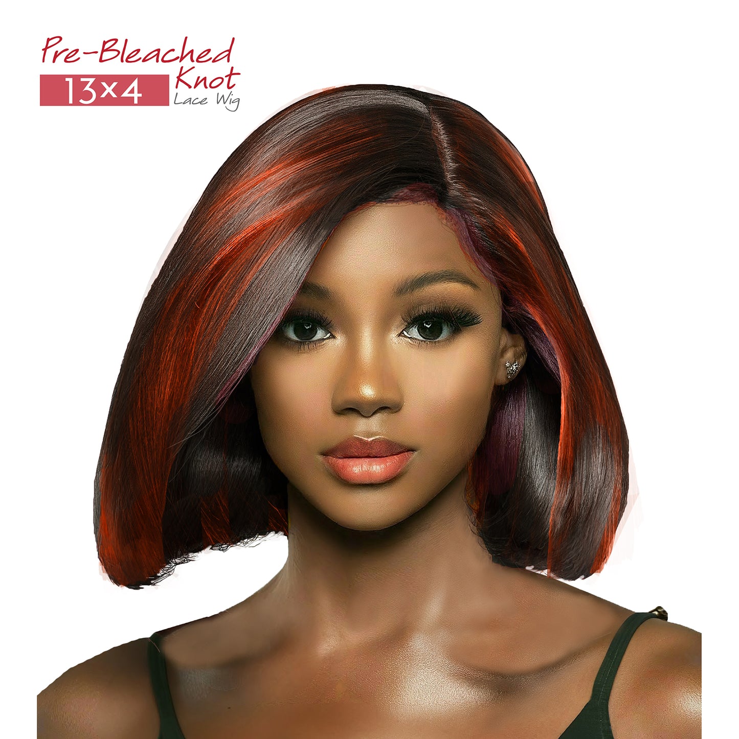 13x4 Straight Bob Wig Human Hair 150% Density HD Lace Front Wigs