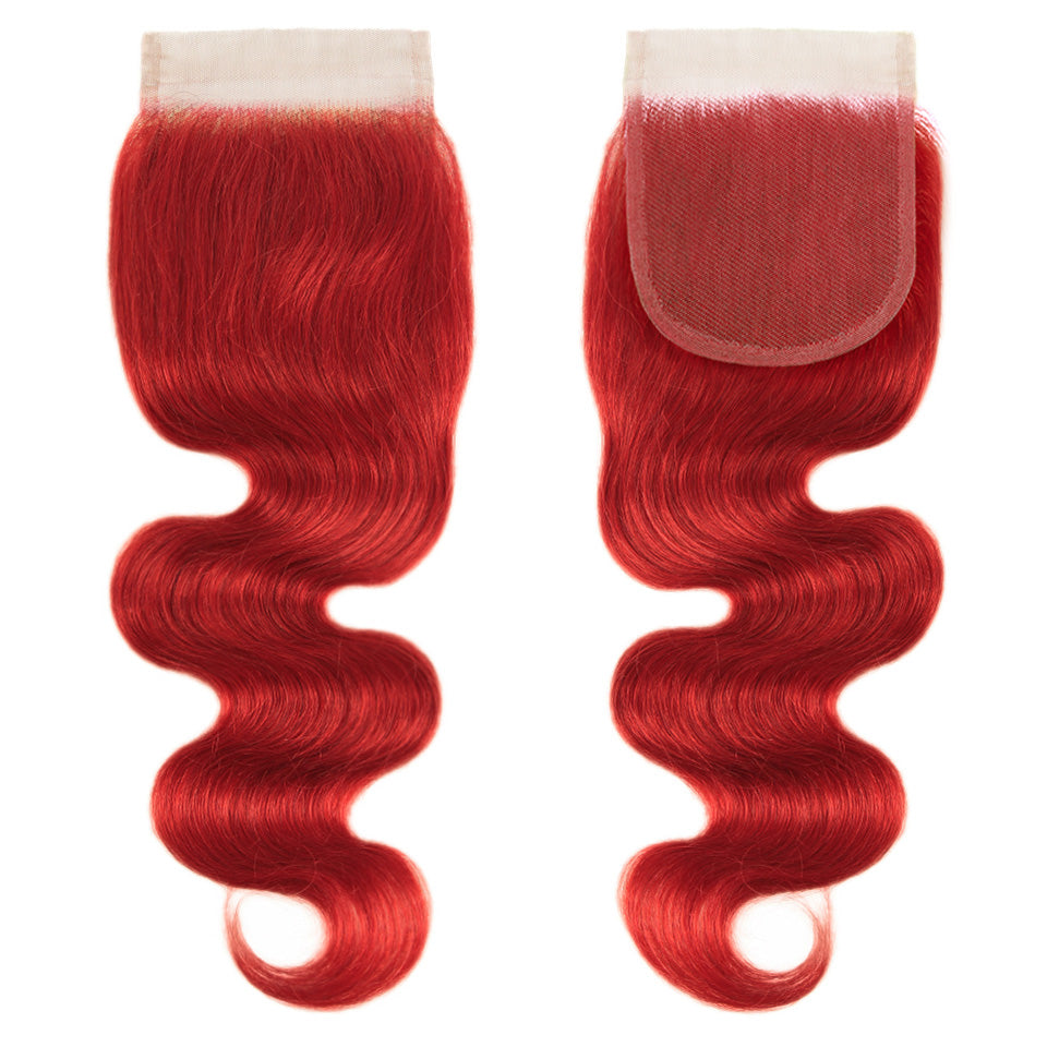 15A Body Wave 4x4 Lace Closure Free Part, Ombre Brazilian Virgin 100% human hair Closure Free Part Remy Body Wave