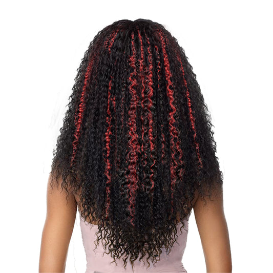 13x4 Glueless Wigs Pre Bleached Knot HD Lace Front Pre Plucked Kinky