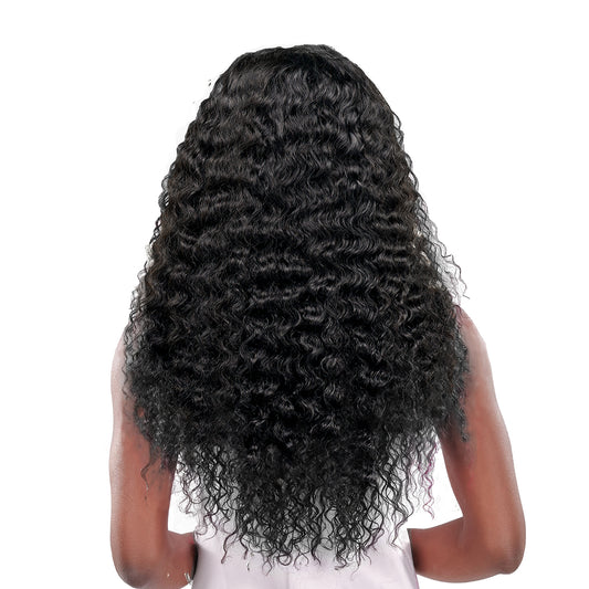 13x4 Glueless Wigs Pre Bleached Knot HD Lace Front Jerry Curly